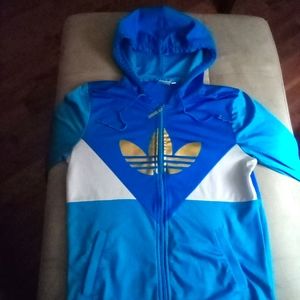 Adidas dry fit zip up hoodie